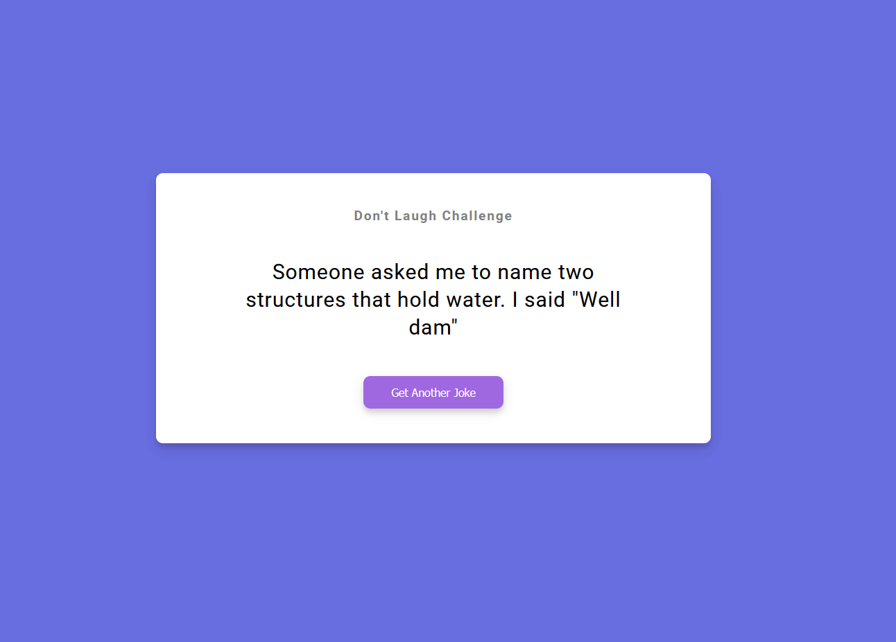 50projects50days知识点-dad-jokes